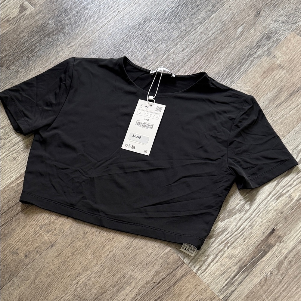 Zara Black Women's Crop Top
